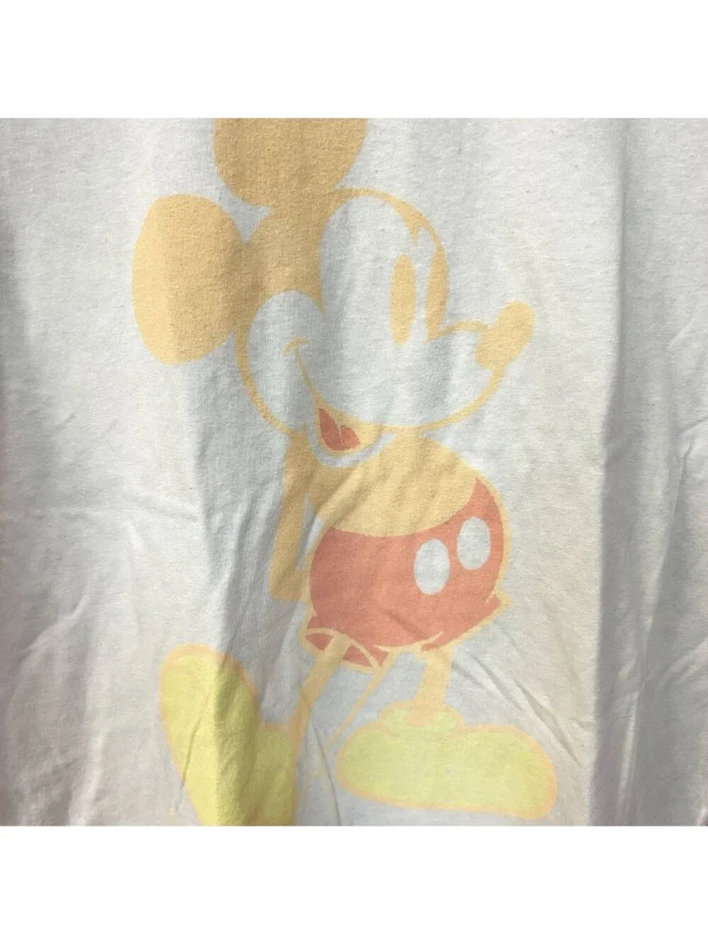 Junk Food Clothing Disney Mickey Mouse Faded Original T-Shirt Medium